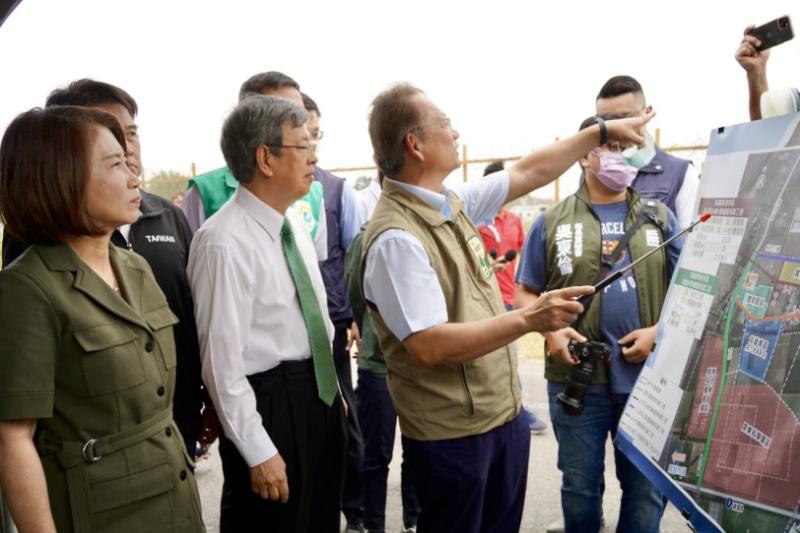 行政院院長27日視察屏東高鐵特定區周邊路網整體規劃