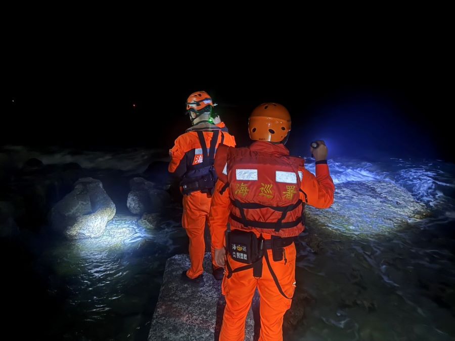 小琉球自由潛水失聯 海巡徹夜搜救至清晨仍未尋獲