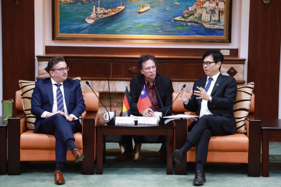 德國薩克森邦國會議員訪團首訪高 陳其邁:持續深化台德產業合作