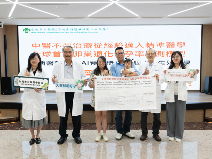 台南市醫助孕有成推懷孕率預測獲國際期刊採納