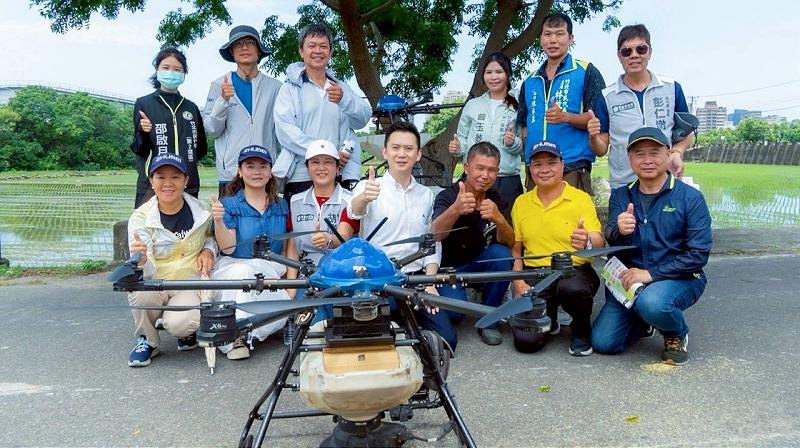  竹北陸空並進防治紅火蟻　    大新竹區首用無人機撒布餌劑