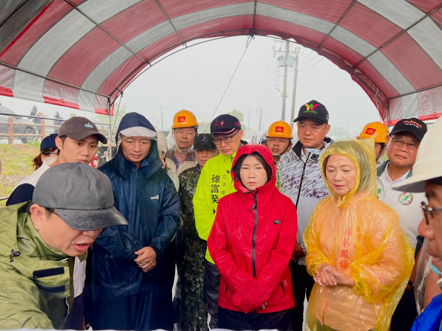 低壓帶及西南風帶來強降雨  周春米視察南州、東港、佳冬治水建設