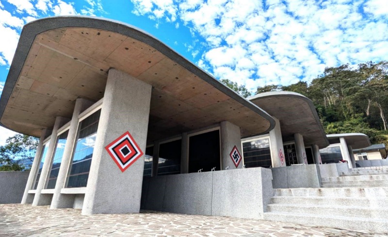 五峰大隘第1公墓納骨牆今啟用      打造原鄉公園化安葬環境