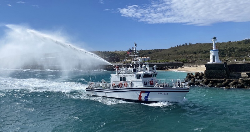 PP-3531艇正式加入第十四海巡隊 強化守護國境之南