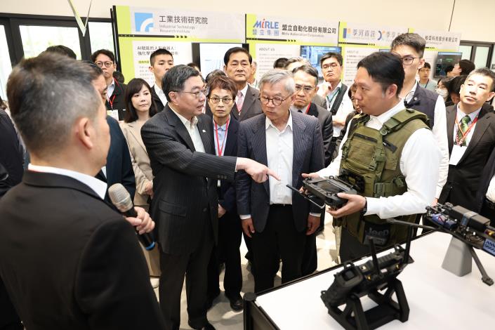 台南歸仁沙崙AI創新應用大樓啟用