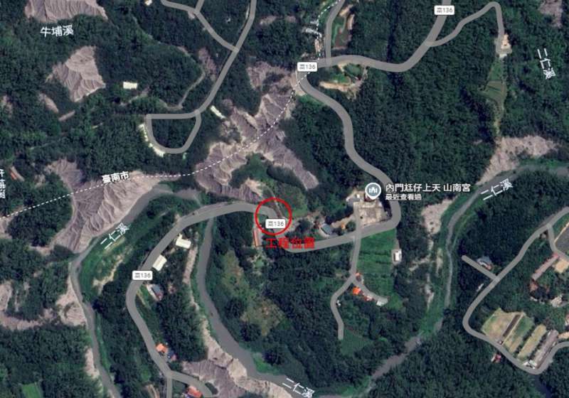 高市工務局新工處拓寬內門區高136線至11公尺 同步截彎取直調整路型