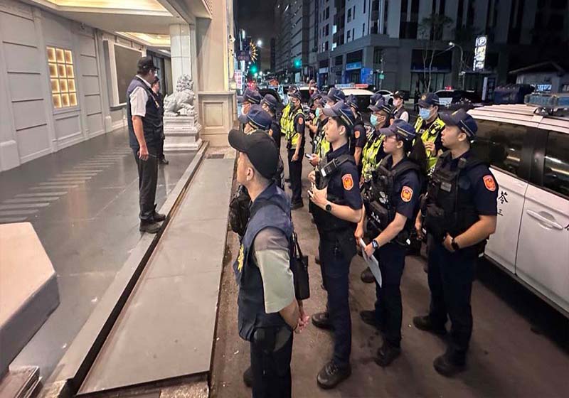 高市警局刑大多管齊下檢肅幫派組織 加密臨檢聲色場所過濾查緝可疑人事