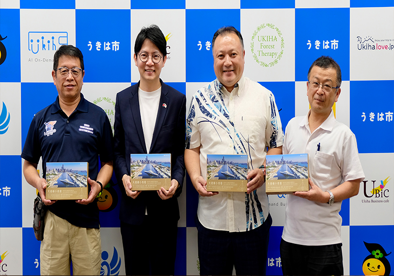 高市青年局回訪日福岡縣浮羽市 汲取振興觀光地方創生經驗相約9月職人跨海設攤