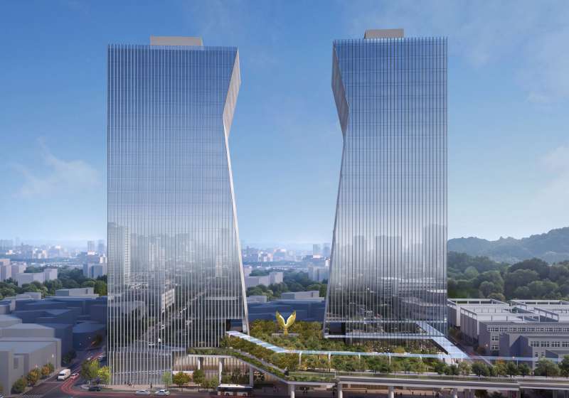 左營高鐵科技之心商三A、B都更案動土 規劃三棟大樓新建複合式建築