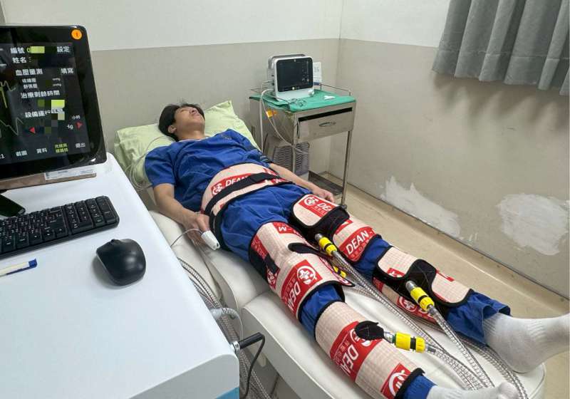 高市6旬翁三高合併冠心病 聯合醫院體外反搏治療緩解心絞痛提升生活品質