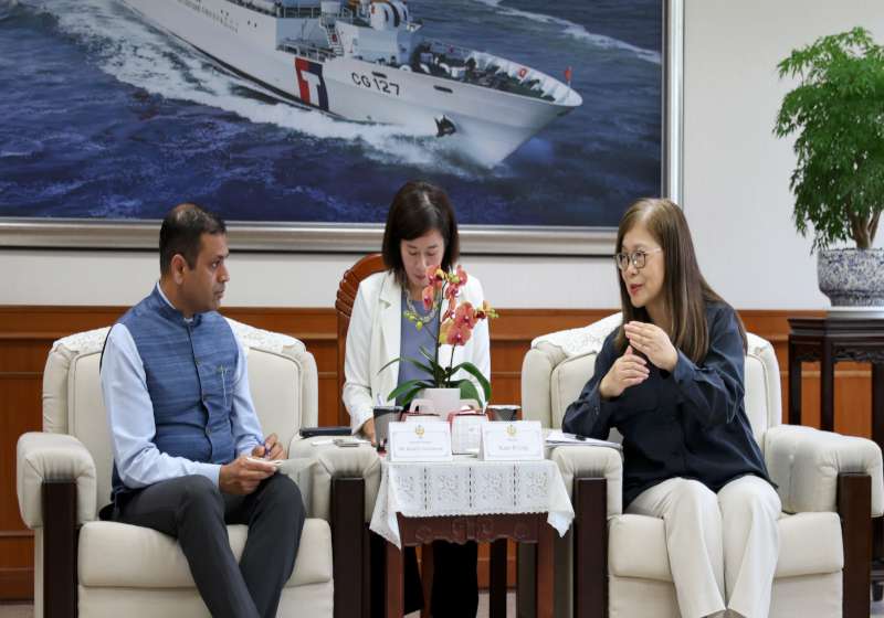 海委會、印度臺北協會正副會長會談 商討海洋科技合作等議題