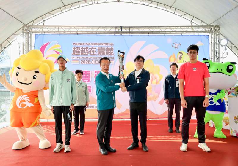 115年全中運4月18日嘉義縣登場聖火抵高 陳其邁宣布加碼奪牌獎金
