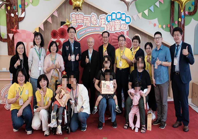 高市民生醫院飛象家園邀親子共融 提前歡度兒童節