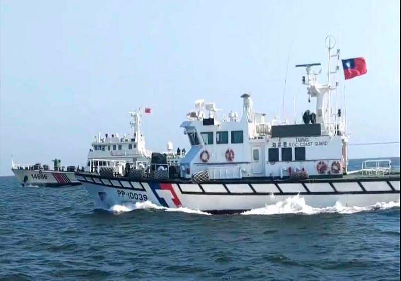 因應中颱白海豚中國公告管制經台灣海峽船隻 海委會籲請國際譴責擾亂航行秩序