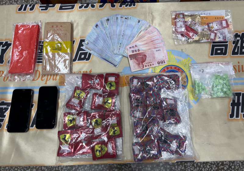 高市鳳山區男社群販毒配送汽旅攬客 刑大跟監蒐證攔車包夾逮人扣證物送辦裁定羈押