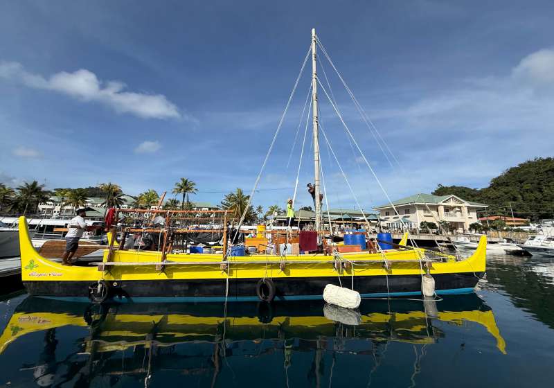 密克羅尼西亞Sesario Sewralur領軍無私分享號帛琉啟程 預計3月7日抵高雄港