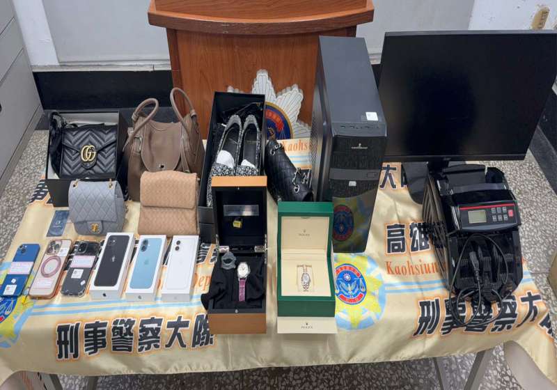高市刑大偵4隊等3單位 破實體店面掩護虛擬貨幣詐騙交易逮10人送辦