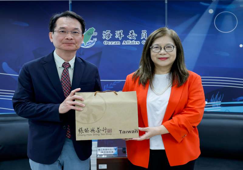 高科大校長吳忠信率隊拜會海委會主委管碧玲 商討海洋治理、科研應用等議題