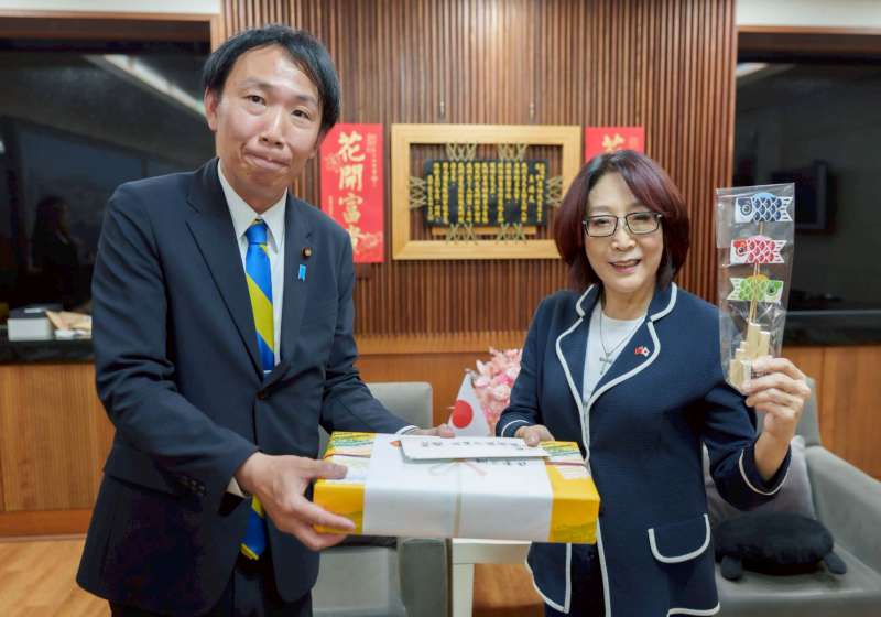 日本廣島縣大竹市議員豐川和也訪高市議會 議長康裕成盼深化雙邊合作