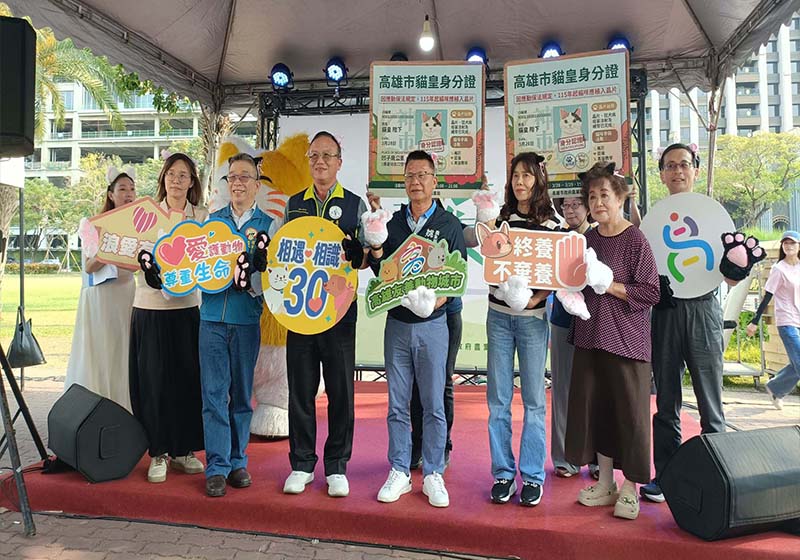 高市農業局神農市集5大主題專區 115年寵物貓登記元年起跑