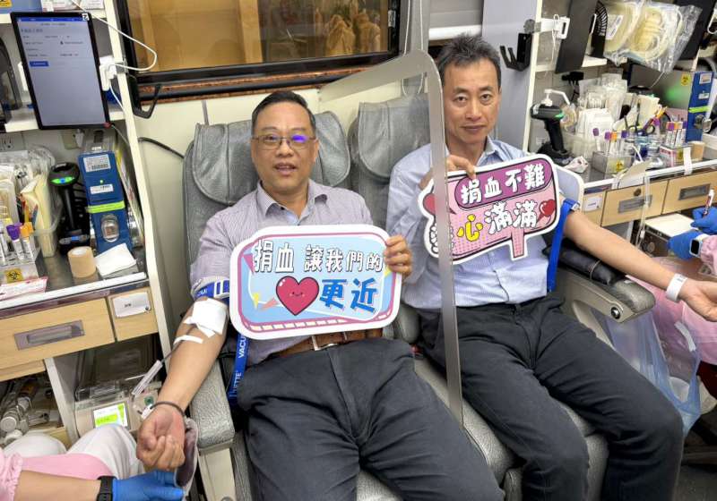 中油大林廠115年首辦百萬CC熱情公益捐血活動 募得35250cc熱血