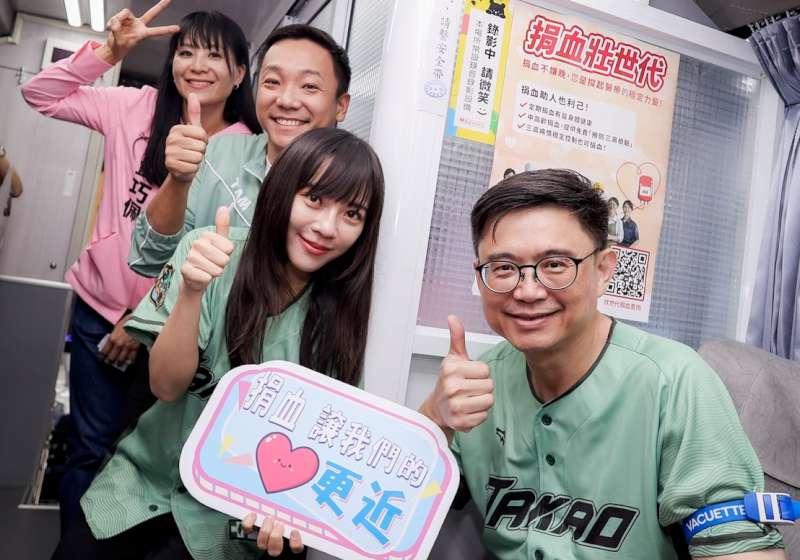 熱血挺台灣、捐血護家園 張以理響應公益完成第27次捐血