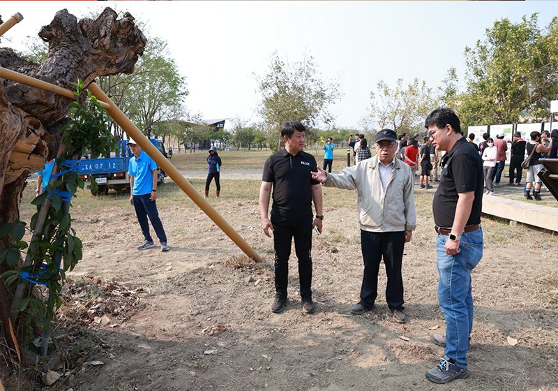 高大2026永續週系列活動起跑 送別刺桐老樹喜迎茄冬幼苗