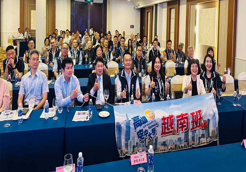 高市空大前進越南胡志明市台商聚落 介紹越南專班招生事宜鏈結產業需求