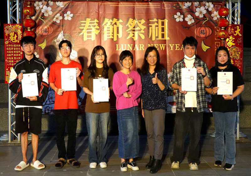 樹科大學務處僑外住服組攜手國際學生會 邀華僑境外生春節祭祖新春聯誼