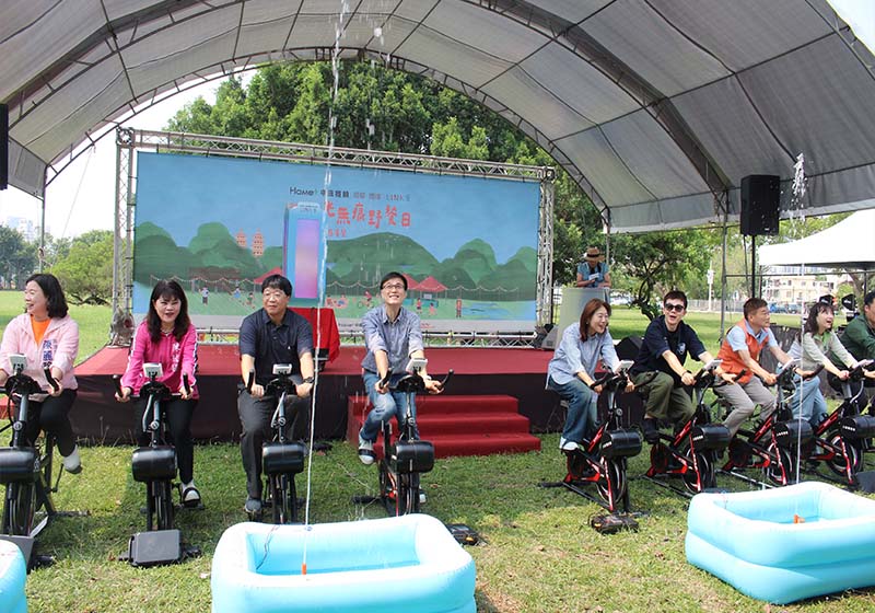 北高雄知名有線電視前進舊左營國中 邀弱勢家庭等親子無痕野餐踏訪濕地生態