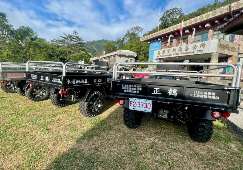 高雄補助原鄉農用搬運車 助桃源農友減輕負擔增效率
