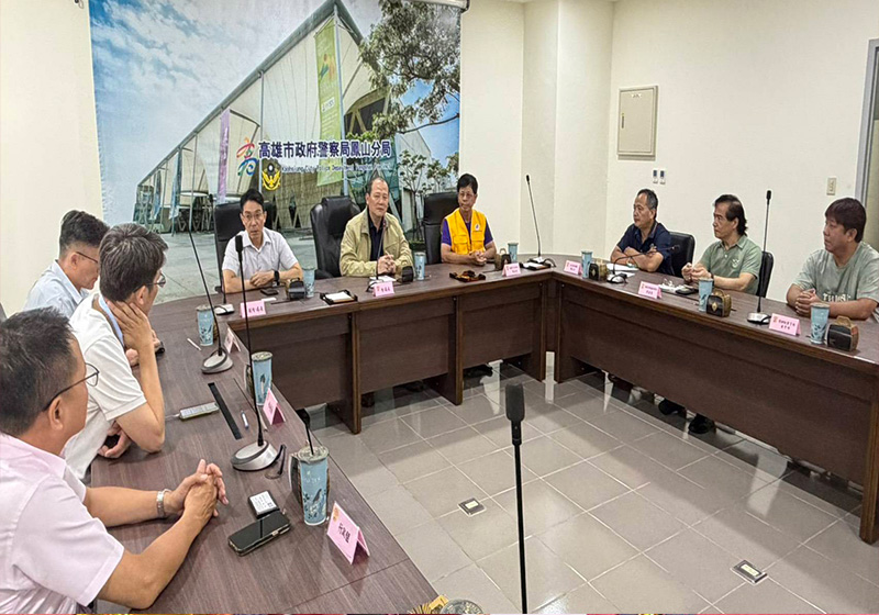高市新聞從業聯盟總會拜會鳳山分局　交流治安、交通、預防犯罪等議題