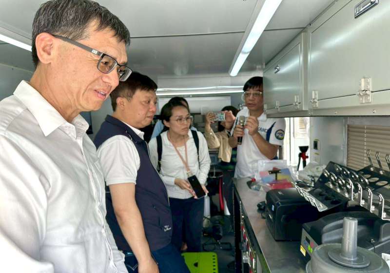 高市農業局質譜宅急便行動質譜車首抵旗山區農會 4月20日至30日免費檢測農藥殘留