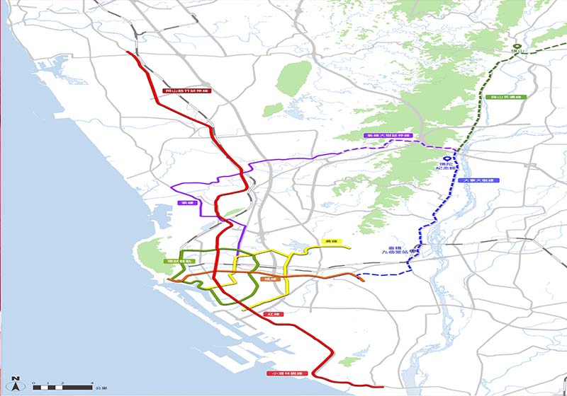 高市捷運局規劃東高雄軌道路網 串連大樹旗山生活圈均衡區域發展