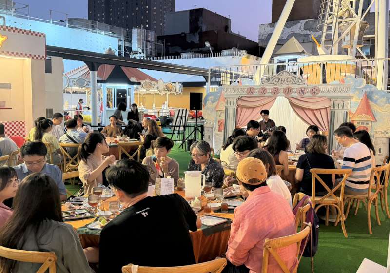高雄大立空中樂園結合內門辦桌打造高空美食盛宴