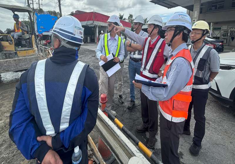 因應中颱薔琵侵襲 高市捷運局訪視高捷黃線車站、岡山路竹延伸線工地防汛整備