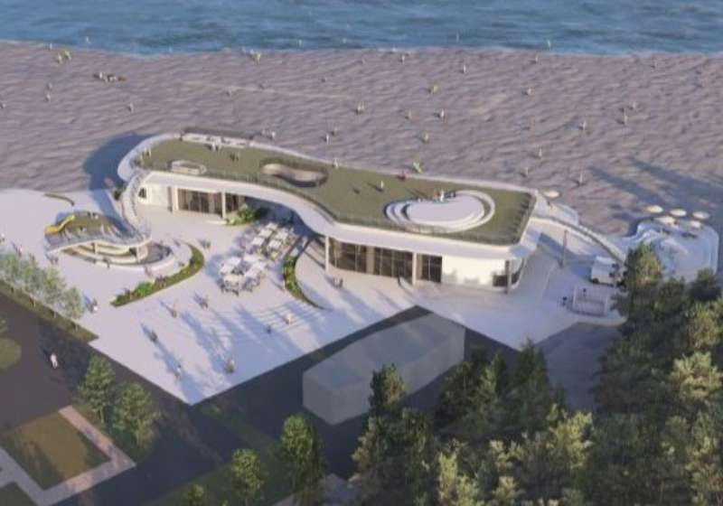 臺灣港務招商台南安平港漁光島大月牙灣沙灘興建餐服中心 同步優化周邊基礎設施