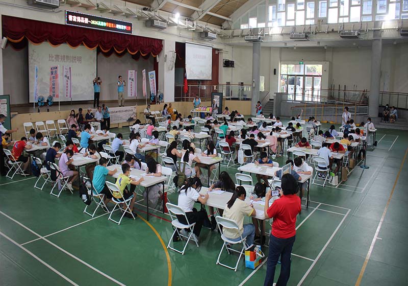 社團法人翔鳳慈善關懷協會等5單位前進三民區河堤國小 百名國小生硬筆書寫弟子規