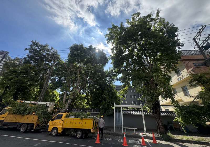 強颱巴威來勢洶洶 台電高雄區處整備人車機具 修樹加強變電所擋水工事巡檢抽水機