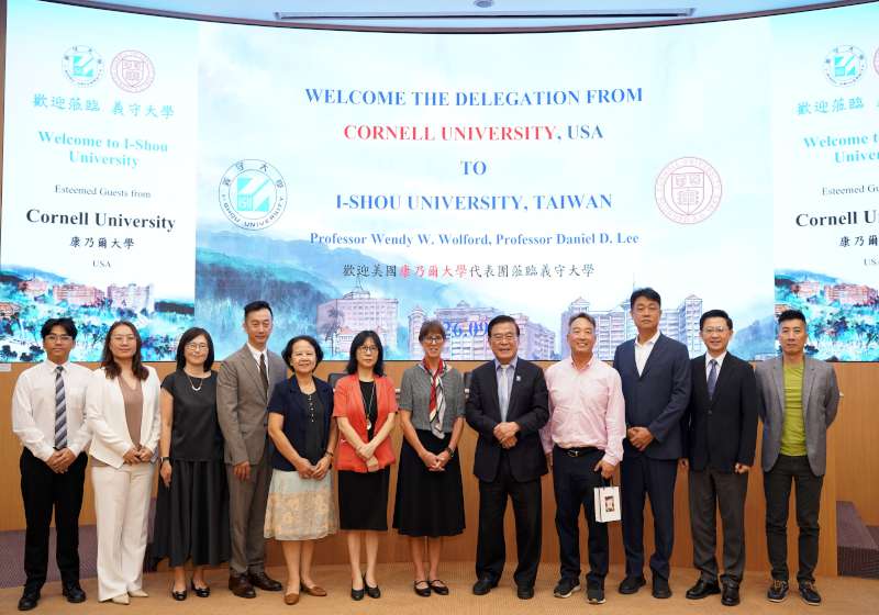 美國康乃爾大學代表團訪義大 商討國際學術交流、育才等議題盼深化合作