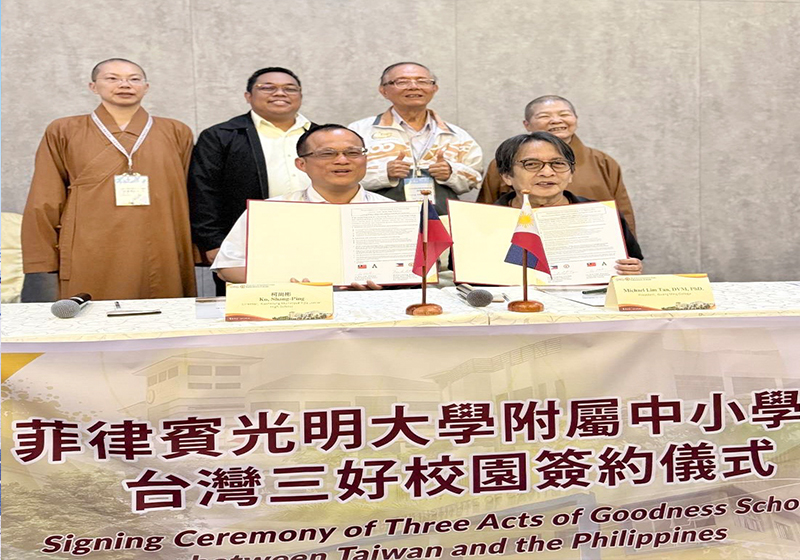 高市路竹區一甲國中結盟菲律賓光明大學附屬中小學 暑假訪台授課戲劇舞蹈英語