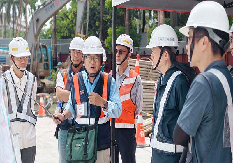 因應梅雨季 高市捷運局督導輕軌落實防汛高捷工地防災應變
