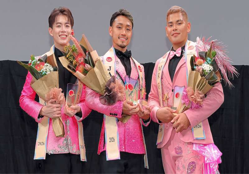 日本東京Mr Gay Japan 2026 義大管院博一生郭育志領先全台晉級決賽拿下第三名