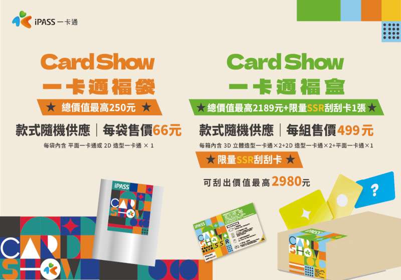 一卡通攜手人工智慧商務平台票卡商店上線 造型一卡通、限量福袋、卡漫優惠組開賣