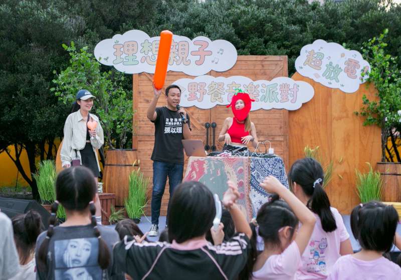 張以理辦蔬食野餐派對  親子政見融入生活