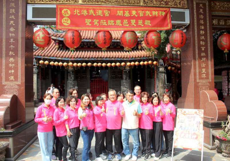 彰化北港武德宮開基中路武財神睽違7年環臺行腳濟世 駐駕高雄鳳邑雙慈殿會香