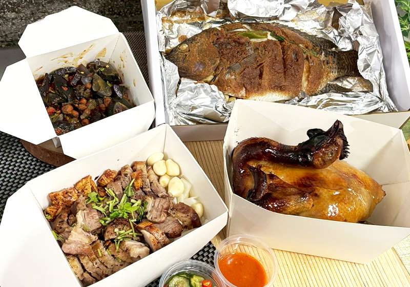 只靠四道菜爆紅！楠梓隱藏版美食虎墨居 蒜味烤雞 圈粉在地與外地饕客