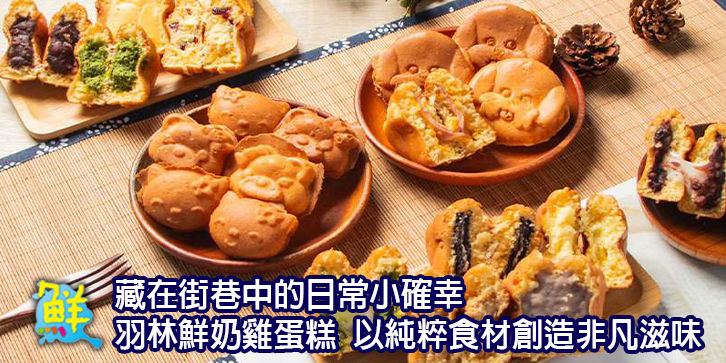 藏在街巷中的日常小確幸 羽林鮮奶雞蛋糕 以純粹食材創造非凡滋味